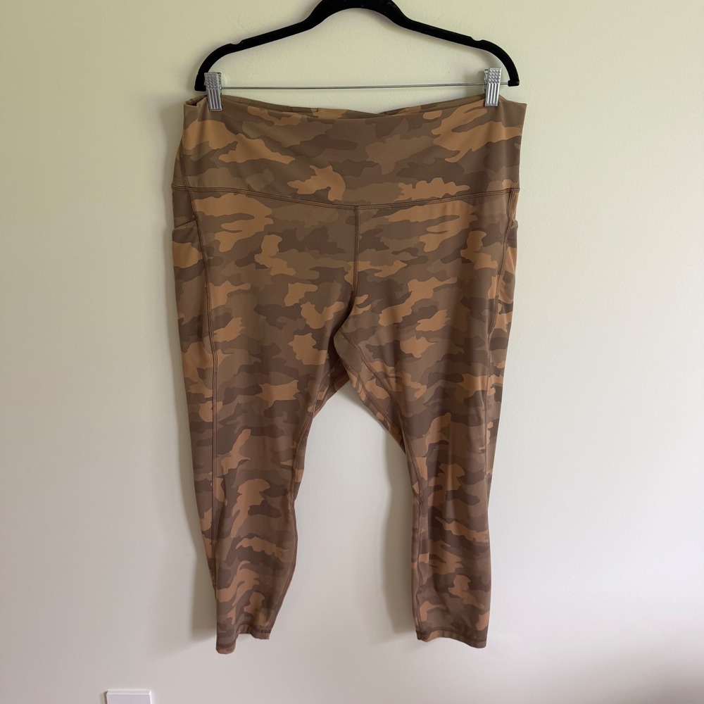 Lululemon Align High-Rise Pant 25 With Pockets Camo Brier Rose Multi Size 20o